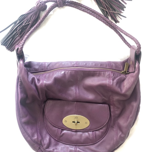 purple mulberry handbag